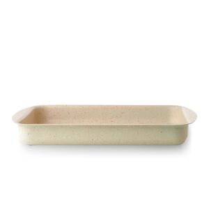 صينية فرن جرانيت مستطيلة 37 سم - بيج