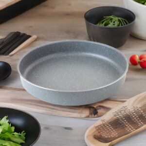 صينية فرن جرانيت عميقة 40 سم - رصاصي
