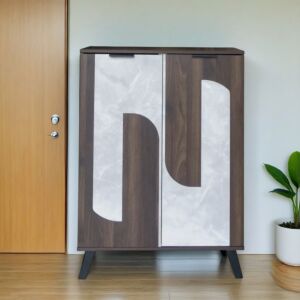 خزانة أحذية بابين فولتا - بني ورمادي