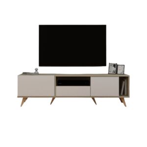 طاولة تلفزيون ميست بيج وابيض