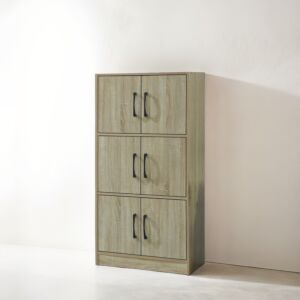 وحدة تخزين رفوف وادراج ميلي مقاس صغير بيج