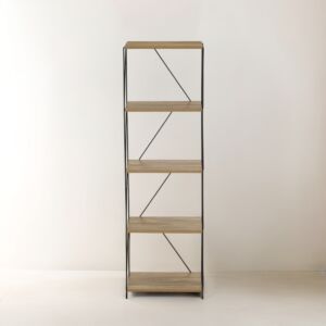 وحدة رفوف ريتا خشب ماليزي 5 ادوار  متعددة الإستخدام خشبي 