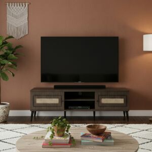 طاولة تلفزيون مونزا 160 سم - بني