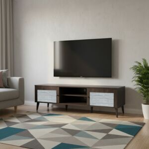 طاولة تلفزيون فيرونا 160 سم - رمادي