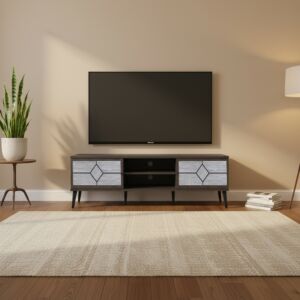 طاولة تلفزيون ستيلا 160 سم - بني