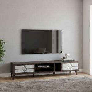 طاولة تلفزيون ستيلا 200 سم - بني