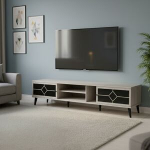 طاولة تلفزيون ستيلا 200 سم - رمادي