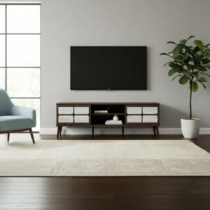 طاولة تلفزيون ميلانو 160 سم - بني