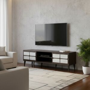 طاولة تلفزيون ميلانو180 سم - بني