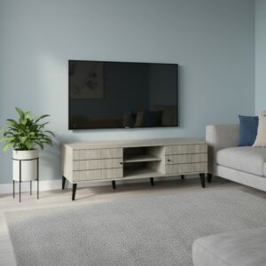 طاولة تلفزيون كابري 160 سم - بني