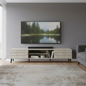 طاولة تلفزيون كابري 200 سم - بني