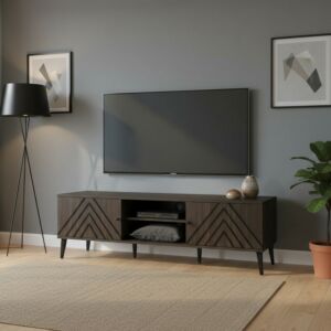 طاولة تلفزيون بورتو مودرن 180 سم - بيج