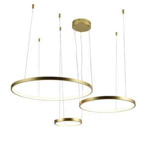 ثريا دائرية ليد حلقات ثلاثية