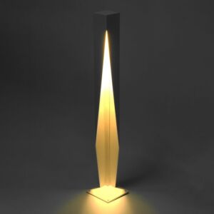 عمود اضاءة حدائق مربع بزاوية مفتوحة - أسود