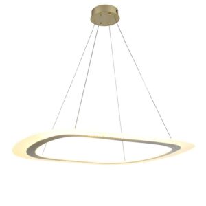 إضاءة معلقة ذكية بيضاوية - ذهبي