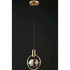 إنارة معلقة كرستال عسلي راقي