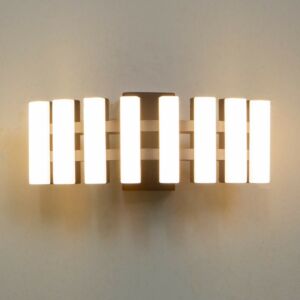 إضاءة جدارية بخطوط مضيئة اسود