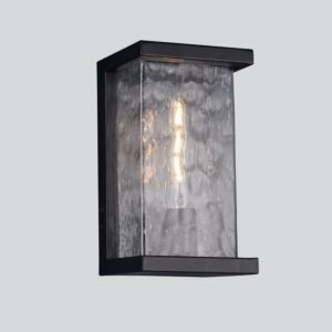 إضاءة جدارية خارجية نقط مستطيل - أسود