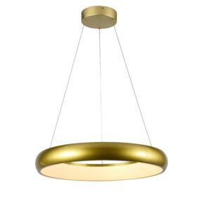 إنارة معلقة دائرية مودرن - ذهبي