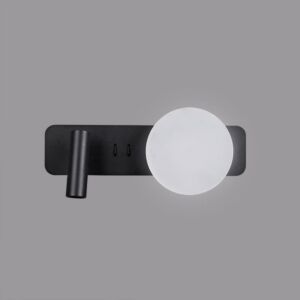 اضاءة جدارية نينا - اسود