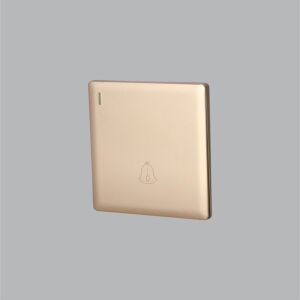 مفتاح جرس كهربائي ذهبي لايت