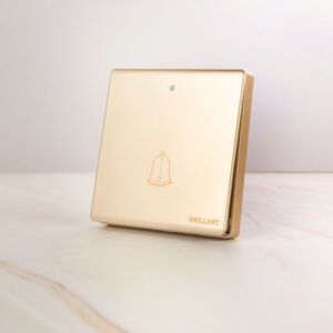 مفتاح جرس مودرن من برلنت - ذهبي