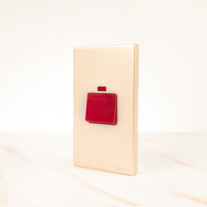 مفتاح مكيف 45 أمبير مودرن من برلنت - ذهبي