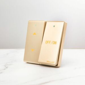 مفتاح كهرباء للنافذة مودرن من برلنت - ذهبي