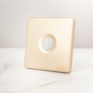 مفتاح كهربائي حساس الحركة والإضاءة والاستشعار من برلنت - ذهبي