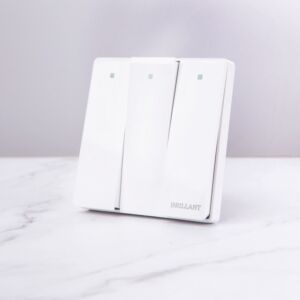 مفتاح ثلاثي مودرن من برلنت - ابيض