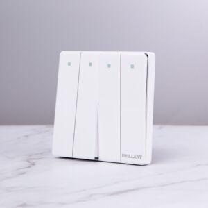 مفتاح رباعي مودرن من برلنت - ابيض