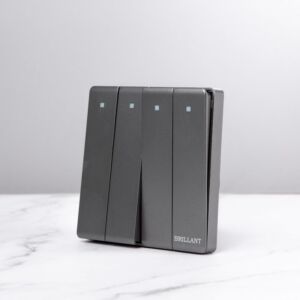 مفتاح رباعي مودرن من برلنت - رمادي