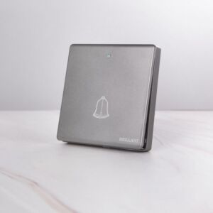 مفتاح جرس مودرن من برلنت - رمادي