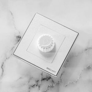 مفتاح كهرباء ديمر من برلنت - أبيض لؤلؤي