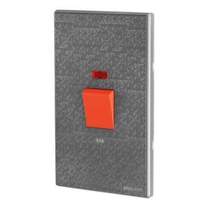 مفتاح مكيف 45 أمبير كبير من برلنت - رمادي