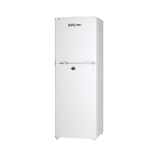 ثلاجة و فريزر علوي جي في سي برو - 181لتر- أبيض