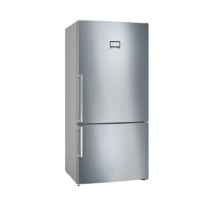 ثلاجة بوش قائمة بذاتها بفريزر سفلي 682 لتر - فضي
