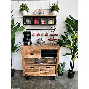 ركن قهوة باريو كاكاو - لون بيج وأسود