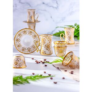 طقم شاي وقهوة غولدن ارت ل6 أشخاص