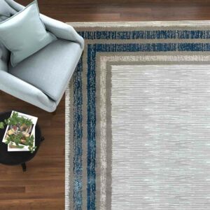 سجاد لوكيزا - كريمي وتركواز