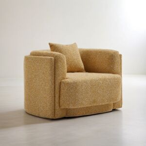 كنبة مفرد بيسك - اصفر