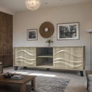 طاولة تلفزيون ايلا 140 سم - خشبي