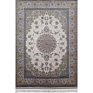 سجاد كلاسيك ارياس حرير تركي - بيج ومتعدد الالوان