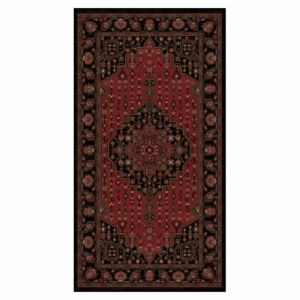 سجاد بوهيمي بلجيكي بلخ - احمر ومتعدد الالوان