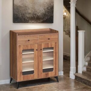 خزانة جانبية 2 باب اوبرا - بني