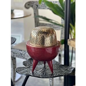 مبخرة كلاسي احمر - كبير