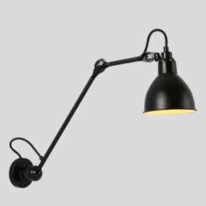 اضاءة جدارية ذراع طويلة جراس - اسود