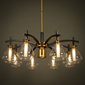 إنارة معلقة سيشا - ذهبي واسود