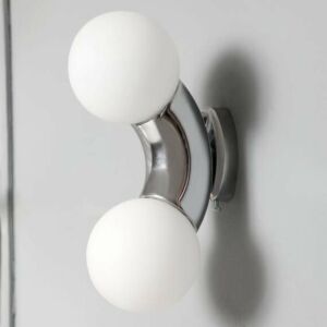 إضاءة جدارية فاليو - فضي وأبيض