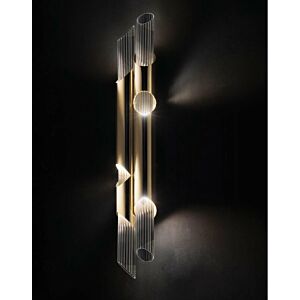 إضاءة جدارية باليساندري لايت مزدوج - ذهبي